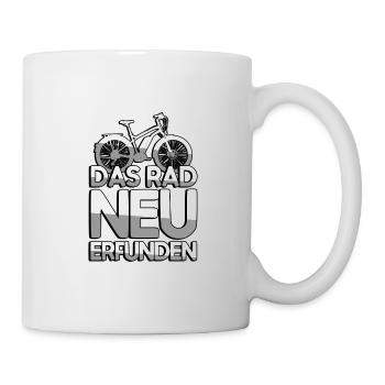 DAS RAD NEU ERFUNDEN + E-Bike - E-Bike - Tasse - Weiß - Rechts