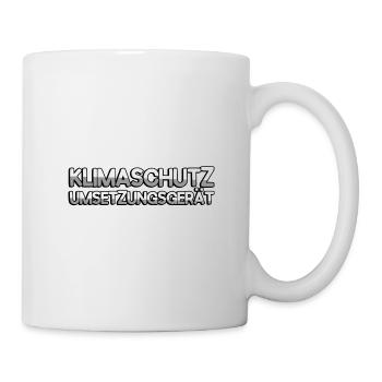 KLIMASCHUTZ UMSETZUNGSGERÄT - E-Bike - Tasse - Weiß - Rechts