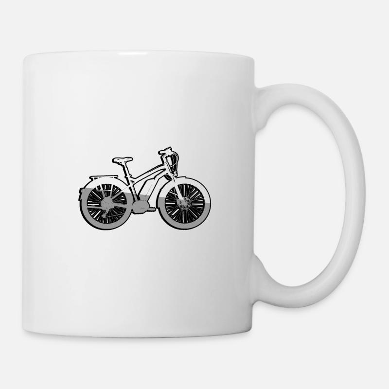 E-Bike - Tasse - Weiß