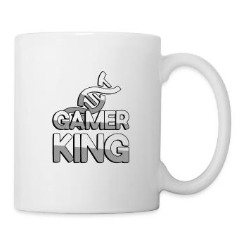 GAMER KING + DNA - Gaming - Mug - white - Right