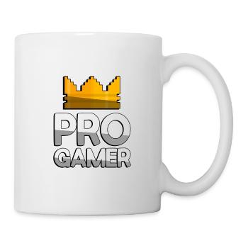 PRO GAMER + King Crown - Jeux - Mug blanc - blanc - Droite