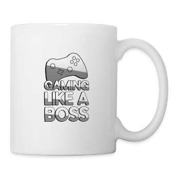 GAMING LIKE A BOSS + Controller - Gaming - Tasse - Weiß - Rechts