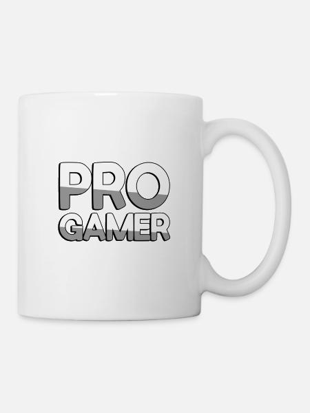 PRO GAMER - Gaming - Tasse - Weiß