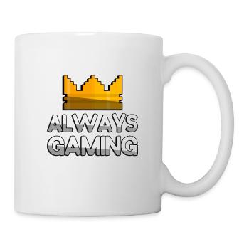 ALWAYS GAMING + King Crown - Gaming - Mug - white - Right