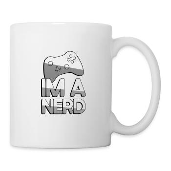 IM A NERD + Contrôleur - Jeux - Mug blanc - blanc - Droite