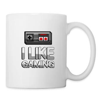 I LIKE GAMING + NES Controller - Gaming - Tasse - Weiß - Rechts