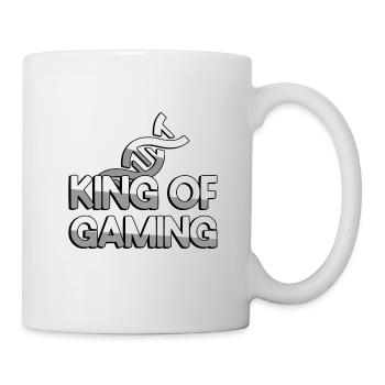 KING OF GAMING + DNA - Gaming - Mug - white - Right