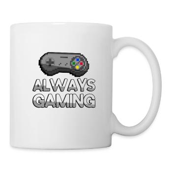 ALWAYS GAMING + SNES Controller - Gaming - Mug - white - Right