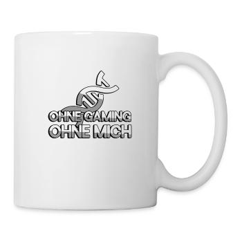 OHNE GAMING OHNE MICH + DNA - Gaming - Tasse - Weiß - Rechts