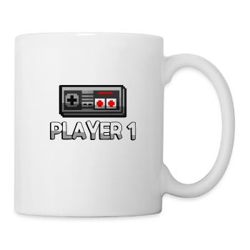 PLAYER 1 + NES Controller - Gaming - Mug - white - Right
