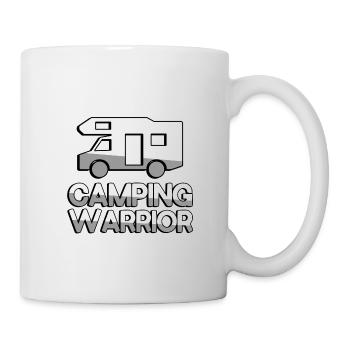 CAMPING WARRIOR + Wohnwagen - Camping - Tasse - Weiß - Rechts