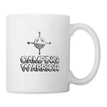CAMPING WARRIOR + Kompass - Camping - Tasse - Weiß - Rechts