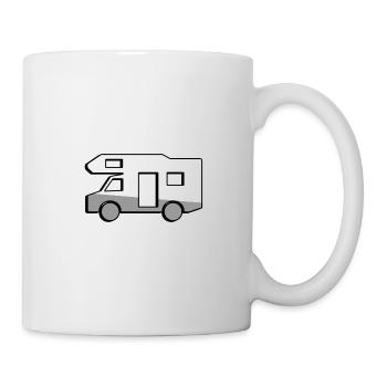 Campingbus - Illustration - Tasse - Weiß - Rechts