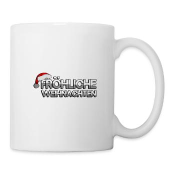 FRÖHLICHE WEIHNACHTEN + Zipfelmütze - Weihnachten - Tasse - Weiß - Rechts