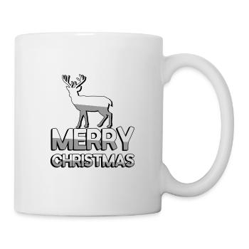 JOYEUX NOËL + Rennes - Noël - Mug blanc - blanc - Droite