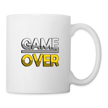 GAME OVER (Gelb) - Gaming - Tasse - Weiß - Rechts