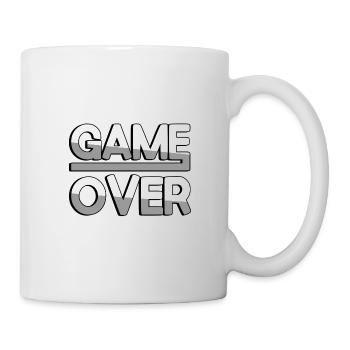 GAME OVER (Weiß) - Gaming - Tasse - Weiß - Rechts