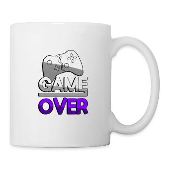 GAME OVER (Violet) + Contrôleur - Jeux - Mug blanc - blanc - Droite