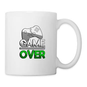 GAME OVER (Green) + Controller - Gaming - Mug - white - Right