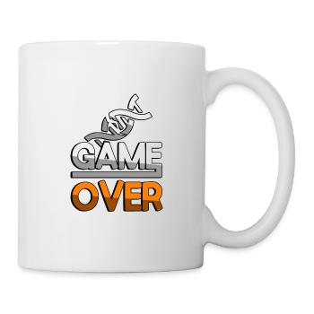 GAME OVER (Orange) + DNA - Gaming - Mug - white - Right