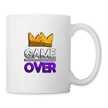 GAME OVER (Purple) + King Crown - Gaming - Mug - white - Right