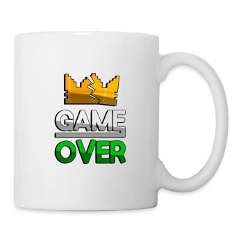 GAME OVER (Green) + King Crown - Gaming - Mug - white - Right