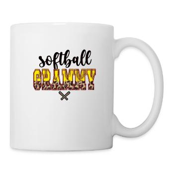 Grammy Grandma Of A Softball Player Softball Grammy - Mug - white - Right