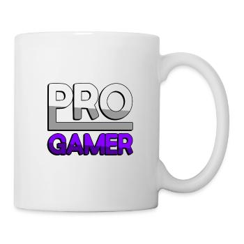 PRO GAMER (Lila) - Gaming - Tasse - Weiß - Rechts