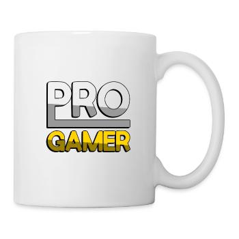 PRO GAMER (Gelb) - Gaming - Tasse - Weiß - Rechts