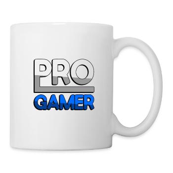 PRO GAMER (Blau) - Gaming - Tasse - Weiß - Rechts