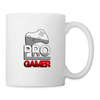 PRO GAMER (Rouge) + Contrôleur - Jeux - Mug blanc - blanc - Droite