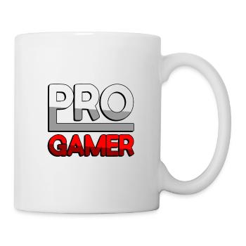 PRO GAMER (Rot) - Gaming - Tasse - Weiß - Rechts
