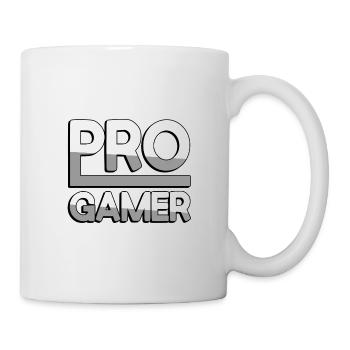 PRO GAMER (Weiß) - Gaming - Tasse - Weiß - Rechts