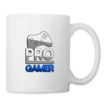PRO GAMER (Blau) + Controller - Gaming - Tasse - Weiß - Rechts