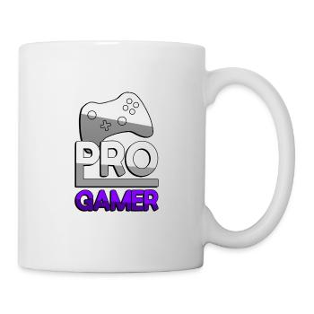 PRO GAMER (Violet) + Contrôleur - Jeux - Mug blanc - blanc - Droite