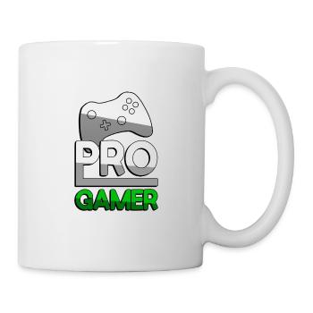 PRO GAMER (Vert) + Contrôleur - Jeux - Mug blanc - blanc - Droite