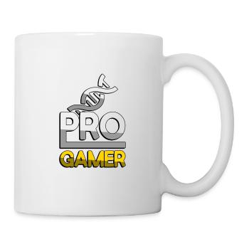 PRO GAMER (Jaune) + ADN - Jeux - Mug blanc - blanc - Droite
