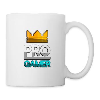 PRO GAMER (Turquoise) + King Crown - Gaming - Mug - white - Right