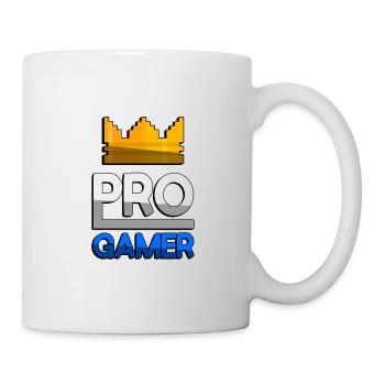 PRO GAMER (Blue) + King Crown - Gaming - Mug - white - Right