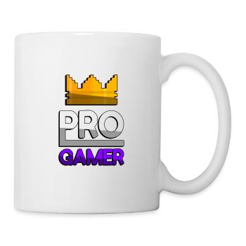PRO GAMER (Purple) + King Crown - Gaming - Mug - white - Right