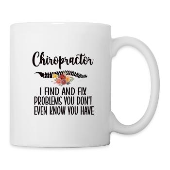 Chiropraktiker Chiropraktik Bester Chiropraktiker - Tasse - Weiß - Rechts