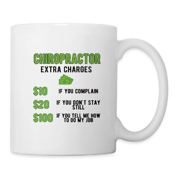 Chiropraticien Chiropratique Meilleur Chiropraticien - Mug blanc - blanc - Droite