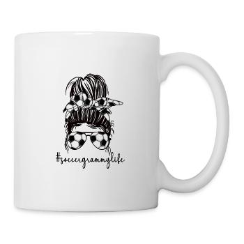 Grammy Oma Von Fußballspieler Fußball Grammy - Tasse - Weiß - Rechts