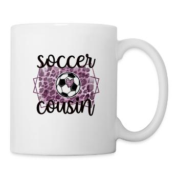 Best Soccer Cousin Of A Soccer Player Cousin Gift - Tasse - Weiß - Rechts