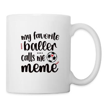 Fier de football Meme Grand-mère de joueur de football Meme - Mug blanc - blanc - Droite
