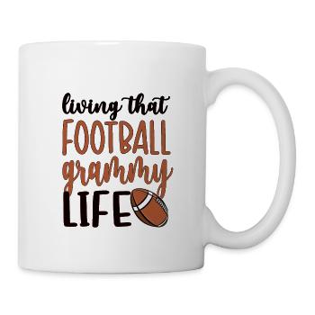 Football Grammy Grandma Of Football Player Grammy - Mug - white - Right