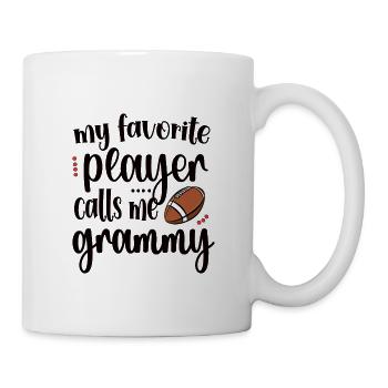 Football Grammy Grandma Of Football Player Grammy - Mug - white - Right