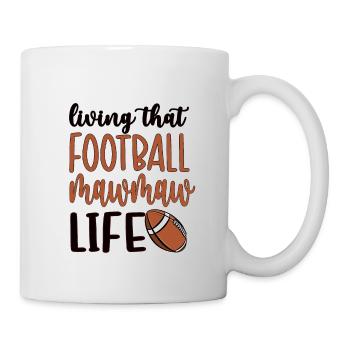 Mawmaw football grand-mère du joueur de football Mawmaw - Mug blanc - blanc - Droite