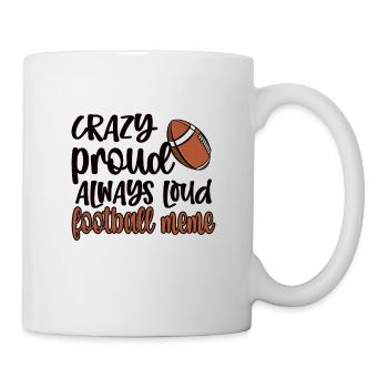 Football Meme Grandma Of Football Player Meme - Tasse - Weiß - Rechts