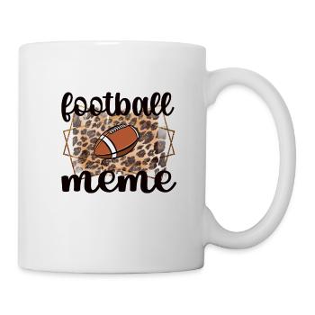 Football Meme Grandma Of Football Player Meme - Tasse - Weiß - Rechts
